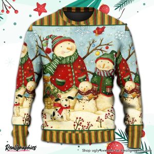 christmas-cutie-snowman-happy-xmas-ugly-christmas-sweater-3