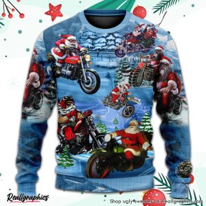 christmas-driving-with-santa-claus-ugly-christmas-sweater-3