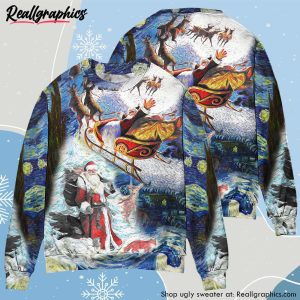 christmas-friendly-santa-with-animals-ugly-christmas-sweater-2