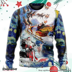christmas-friendly-santa-with-animals-ugly-christmas-sweater-3