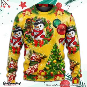 christmas-funny-snowman-happy-christmas-tree-yellow-light-ugly-christmas-sweater-3