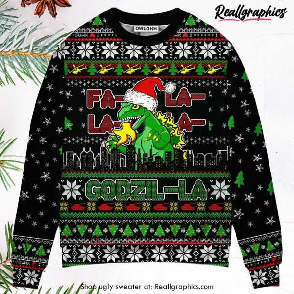 christmas-godzila-falalalala-xmas-ugly-christmas-sweater-1