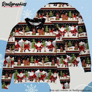 christmas-happy-night-with-santa-reindeer-and-bear-3d-printed-christmas-ugly-sweater-2