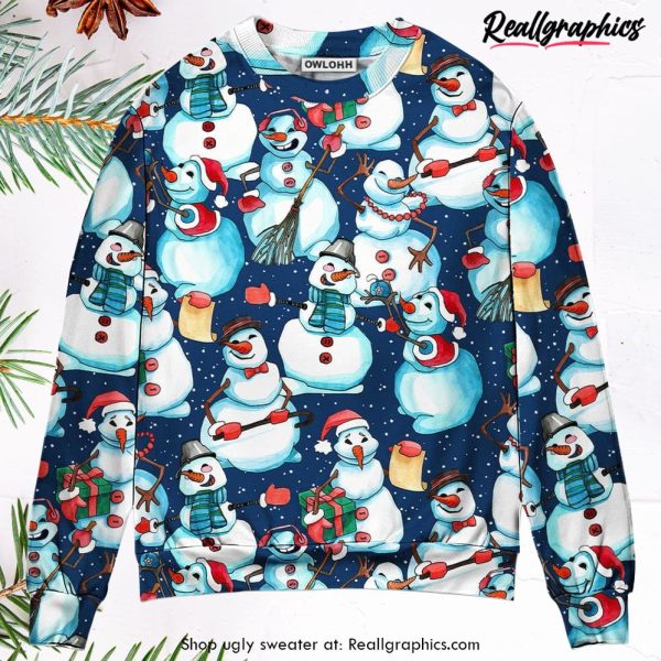 christmas-happy-snowman-xmas-ugly-christmas-sweater-1