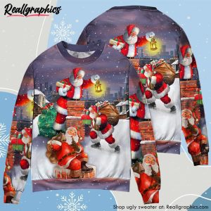 christmas-having-fun-with-santa-claus-gift-for-xmas-art-style-ugly-christmas-sweater-2