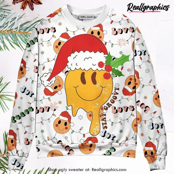 christmas-hippie-groovy-santa-claus-smile-face-ugly-christmas-sweater-1