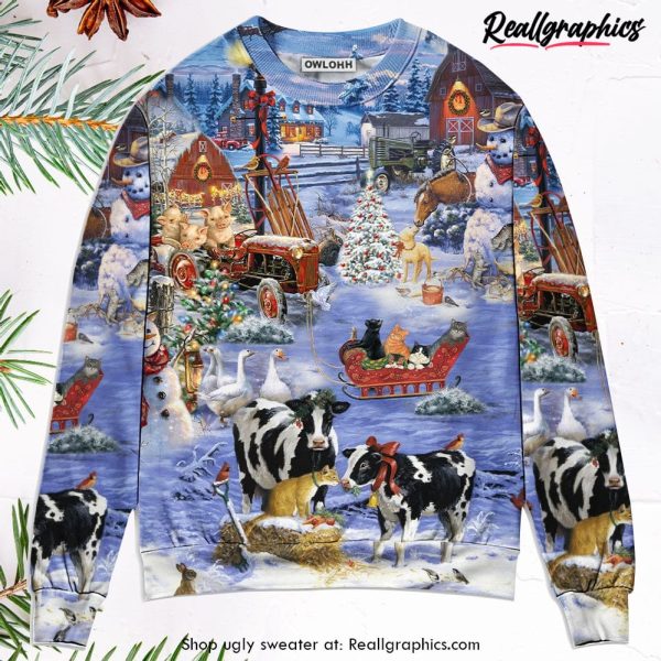 christmas-love-farm-happy-life-ugly-christmas-sweater-1