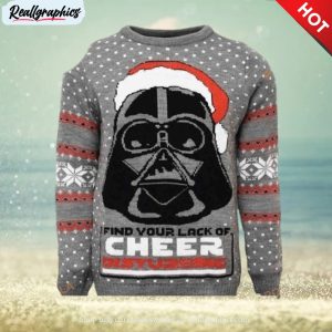 darth vader find your lack of cheer disturbing star wars christmas ugly sweater