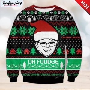dwight is speech a christmas story oh fudge ugly sweater