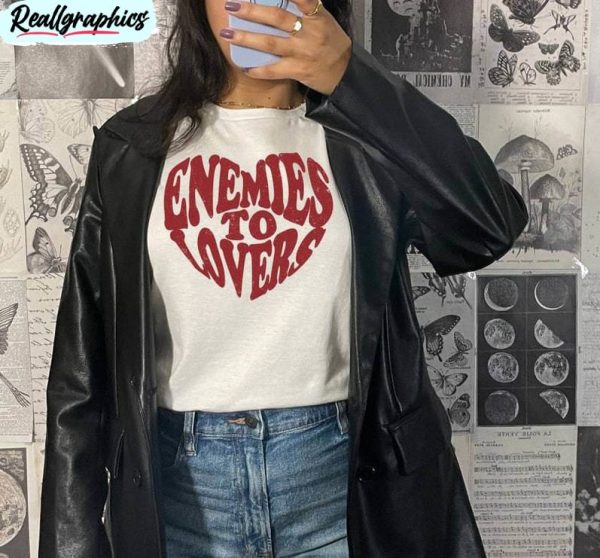 enemies to lovers shirt, read banned books sweatshirt crewneck