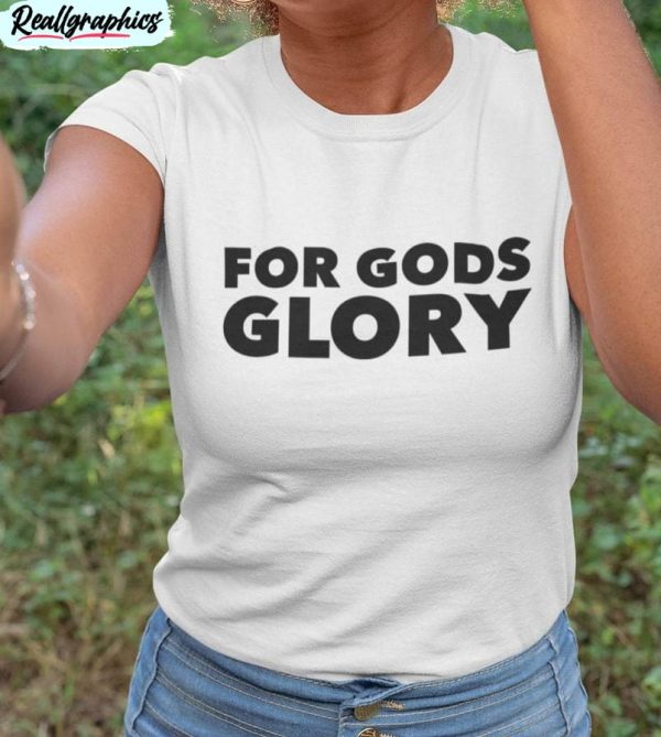 for gods glory shirt , typography long sleeve unisex hoodie