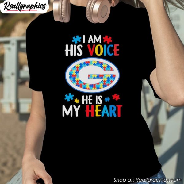 green-bay-packers-autism-awareness-i-am-his-voice-he-is-my-heart-2023-shirt-1