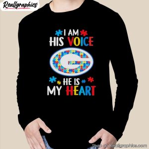 green-bay-packers-autism-awareness-i-am-his-voice-he-is-my-heart-2023-shirt-2