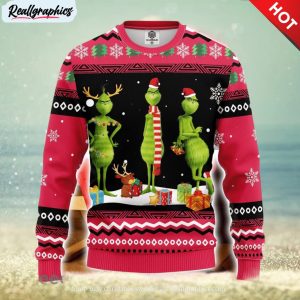 grinch 3d ugly christmas sweater amazing gift men and women christmas gift