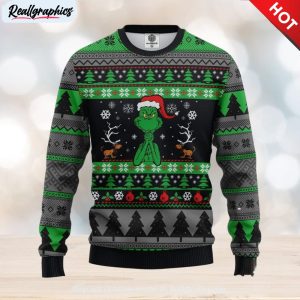 grinch ugly christmas sweater amazing gift men and women christmas gift