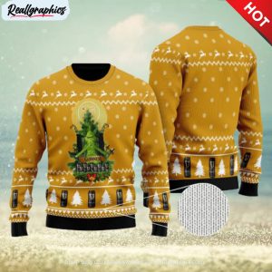 guinness grinch snow 3d printed ugly christmas sweater gift