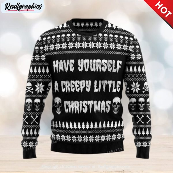 have yourself a creepy little christmas ugly sweater party
