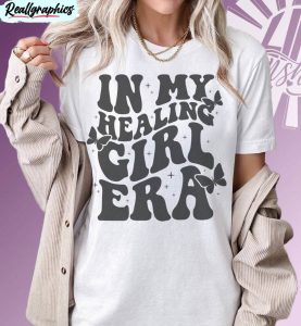 healing girl era shirt, mental health crewneck unisex hoodie