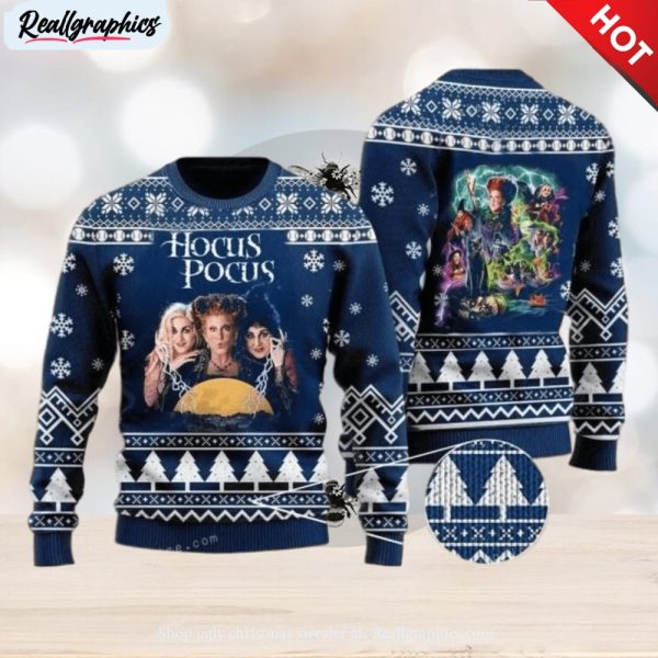 hocus pocus sisters witch ugly sweater party
