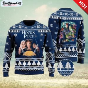 hocus pocus sisters witch ugly sweater party