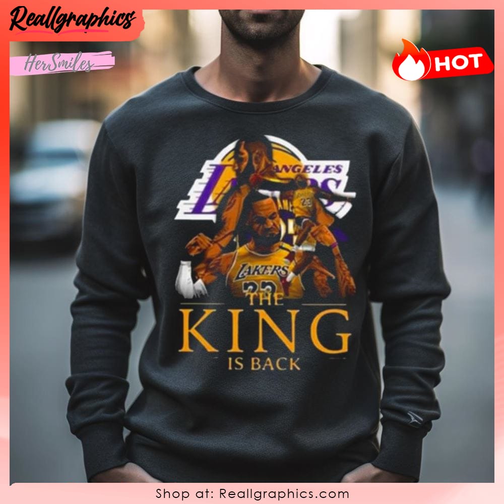 king Lebron James Los Angeles Lakers shirt - Yeswefollow