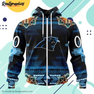 nfl carolina panthers special native costume design all over printed hoodie