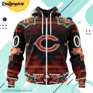 nfl chicago bears special native costume design hoodie