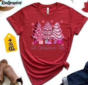 oh christmas tree cute shirt, christmas holiday tee tops short sleeve