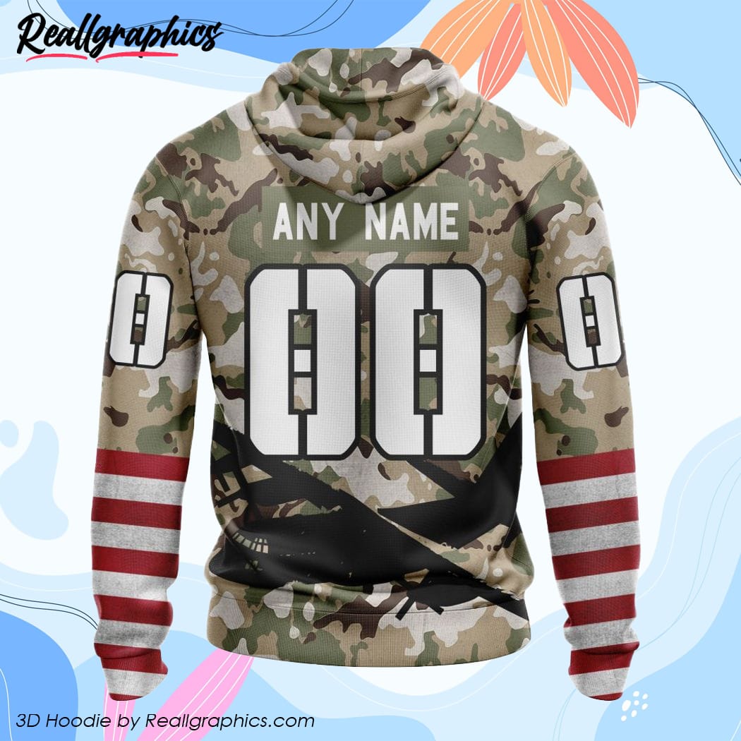 NFL Arizona Cardinals Custom Name Number Special Camo Sweatshirt