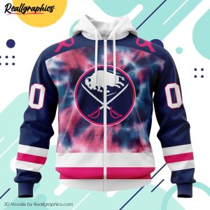 personalized nhl buffalo sabres special pink october fight breast cancer hoodie