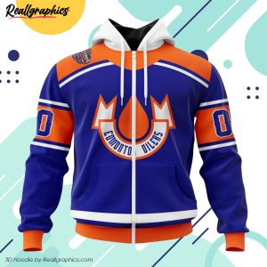 personalized nhl edmonton oilers 2023 heritage classic concept 3d printed hoodie