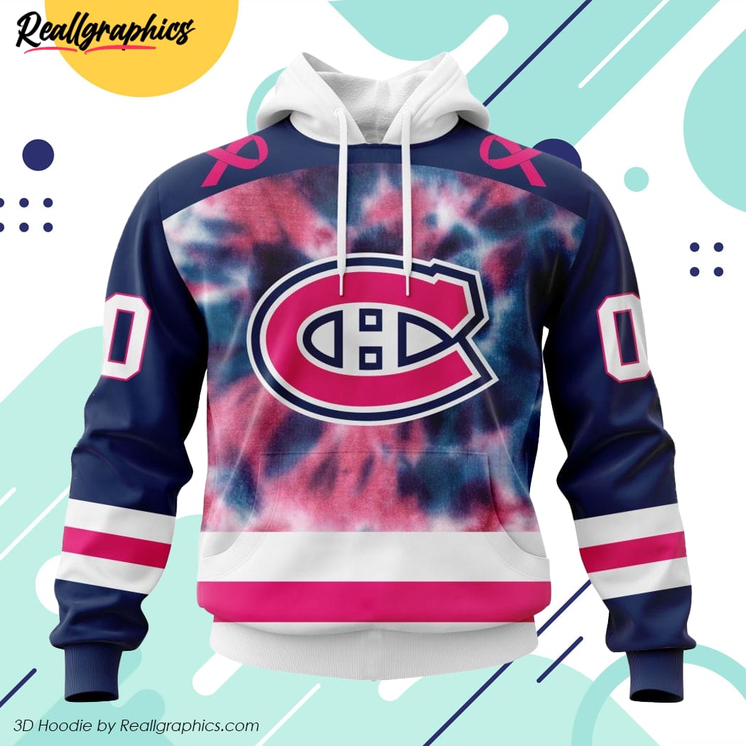 NEW] Personalized NHL Montreal Canadiens In Classic Style With Paisley! IN  OCTOBER WE WEAR PINK BREAST CANCER Hoodie - Torunstyle