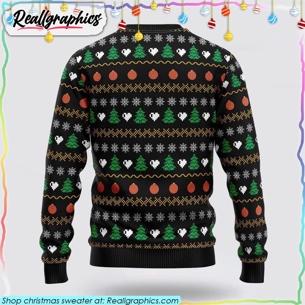 pirate skull christmas ugly sweater