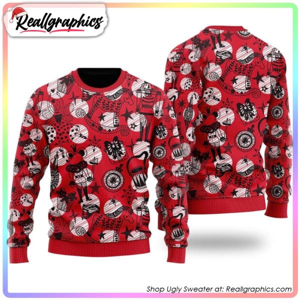 red christmas nutcracker ugly christmas sweater, christmas gift ideas