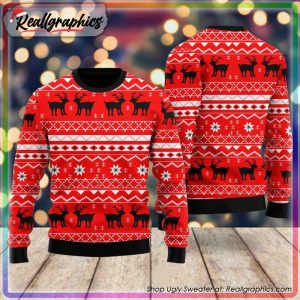 red deer hunting ugly christmas sweater, christmas gifts