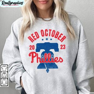 red october 2023 shirt, philadelphia baseball crewneck unisex hoodie