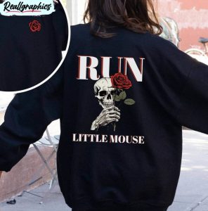 run little mouse trendy shirt, dark romance tee tops crewneck