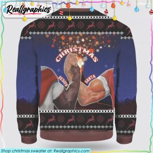 santa-and-jesus-ugly-christmas-sweater-sweatshirt-2