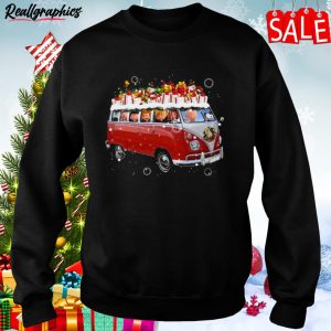 snoopy driving bus christmas 2023 unisex shirt