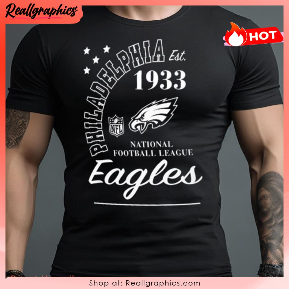 Men's Starter Black Philadelphia Eagles Retro Team Graphic T-Shirt Size: Small