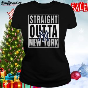 straight outta new york yankees shirt