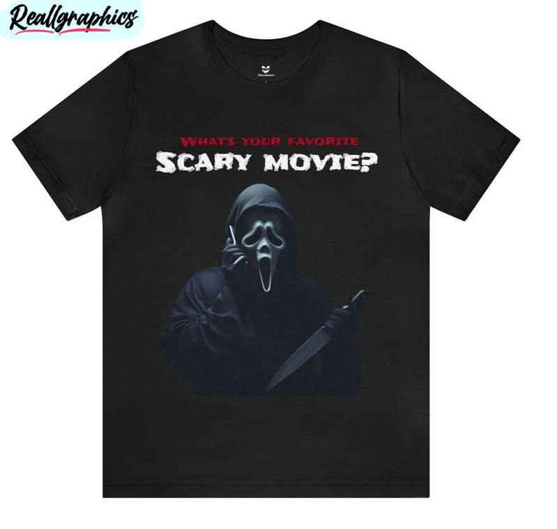 what's your favorite scary movie shirt, ghostface tee tops short sleeve