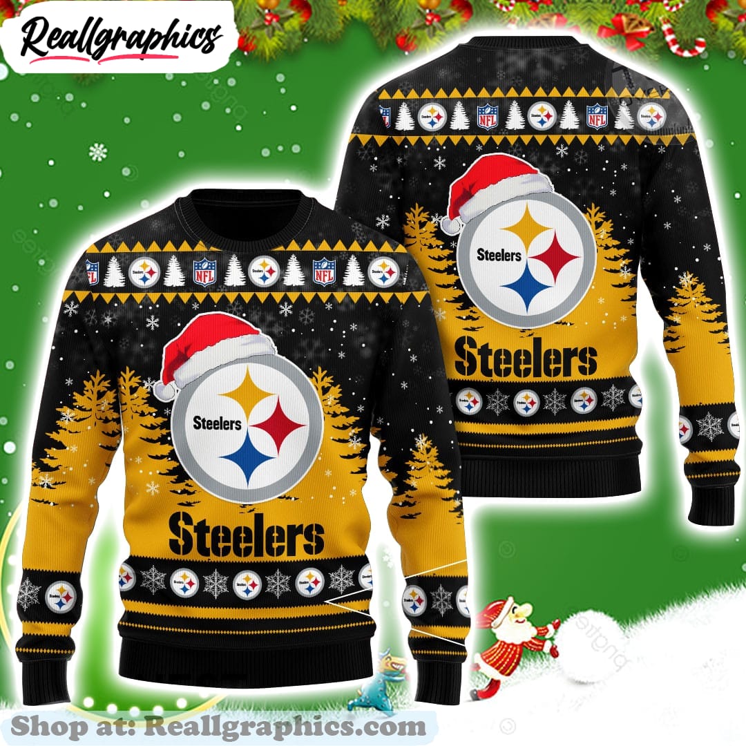 pittsburgh steelers christmas ugly sweater 3d gift christmas