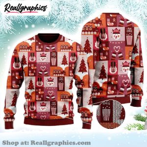 Snow-Time-Popcorn-Ugly-Christmas-Sweater-Sweatshirt