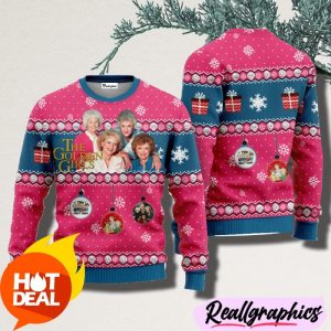 The-Golden-Girls-Snowy-Christmas-Ugly-Sweater-3D