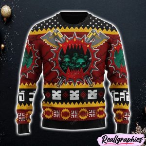 Warhammer-40K-Chaos-Space-Marine-World-Eaters-Iconic-Ugly-Sweater-Christmas-Sweatshirt-3D-Printed
