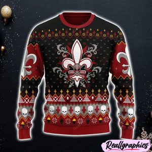 Warhammer-40K-Eight-Sisters-Slaying-Skull-Iconic-Ugly-Sweater-Christmas-Sweatshirt-3D-Printed