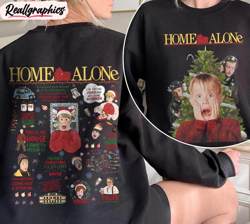 all the home alone movie shirt, christmas movie unisex shirt