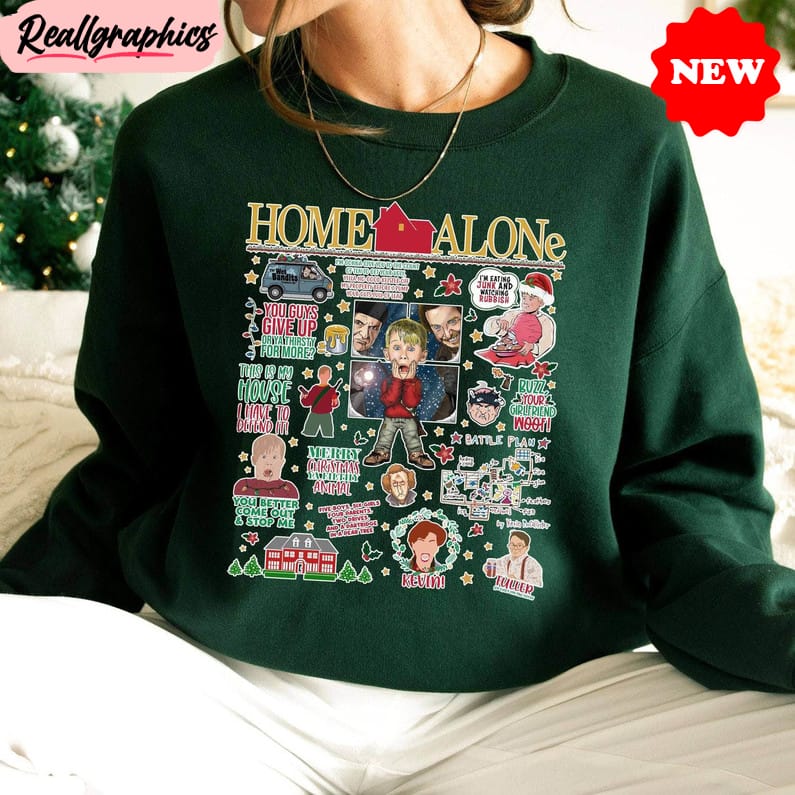 all the home alone sweatshirt , christmas movie wet bandits sweater unisex t shirt