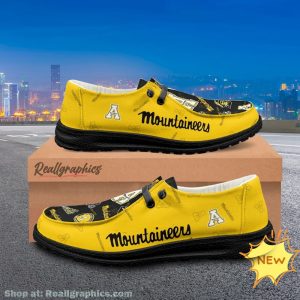 appalachian-state-mountaineers-pattern-design-print-custom-hey-dude-shoes